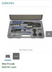Pex Crimp Tool, 1,322 Lb, 0.375 Min Compatible Wire Size, In/. Fixed Price $90.00.