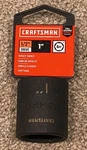 Craftsman 1" X 1/2" Dr Impact Socket 6PT Cmmt 15858- Free Usa Shipping. Fixed Price $12.34.