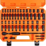 56-PIECE Cr-v 1/4" Drive Impact Socket Set Standard Sae/metric Size Point. Fixed Price $48.30.