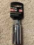 Pro-grade 13253 3/8-INCH Drive With 13/16-INCH Spark Plug Socket. Fixed Price $10.99.