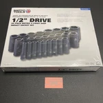 Matco Piece 1/2" Drive Metric Point Adv Deep Impact Socket Set SCDPM266V. Fixed Price $430.00.