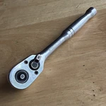 Stanley Tools 5-1/4" Long Ratchet Drive W/ Quick Release 89-817. Fixed Price $16.95.