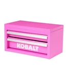 Kobalt Mini 2 Drawer Steel Tool Box - Hot Pink Great Gift For Jewelry Nib. Fixed Price $59.50.