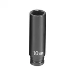 Grey Pneumatic 1/4" Surface Drive X 10MM Deep Socket. Fixed Price $9.99.