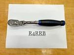 Snap-on Tools Usa New 3/8" Drive Power Blue Offset Handle Flex Ratchet FHOF80AMB. Fixed Price $249.95.