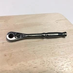 Kobalt Tools 3/8" Drive Quick Release Ratchet Chrome Finish Made Usa. Fixed Price $12.99.