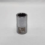 Craftsman 9/16" 1/2" Drive 12 Point Socket #34042 Tools Usa Mechanic Fix Build. Fixed Price $7.55.