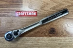 Craftsman 3/8" Drive Ratchet Wrench 44808 A-ae Ultrasonic Cleaned. Fixed Price $24.90.