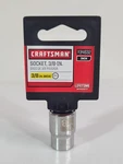 Craftsman Easy-read Etched Standard Socket 3/8" X Drive 12 Pt. #34632 New. Fixed Price $7.99.