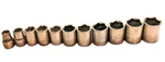 Craftsman 11-PIECE 6 Point Low 3/8"DRIVE Metric Sockets 9MM-19MM 43541-43549. Fixed Price $29.95.