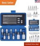 Renekton Triple Square Spline Bit Set 10 Pieces, Tamper-proof, For All Drives. Fixed Price $29.98.
