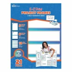 Royal Brites Ez Print Adhesive Framed Project Labels, Blue/green, 21 Pc. Fixed Price $8.95.
