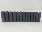 Proto Socket Set Metric Deep 3/8 Impact 7MM-19MM J72216 13-PIECE Point. Fixed Price $129.35.