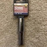 Ace 2023190, 12MM Deep Socket 1/2" Drive, 6 Point, Chrome Vanadium Steel. Fixed Price $9.99.