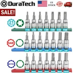 Duratech Bit 21-PC Set 3/8'' Allen Metric&sae Hex Sockets. Fixed Price $21.59.
