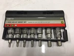 New Master Mechanic 7PC Sae Hex Bit Socket Set 3/8" Drive # 128520. Fixed Price $9.00.