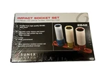 Sunex 3PC 1/2" Wheel Protector Impact Sockets Set 2842. Fixed Price $42.99.