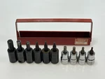 Matco Tools Usa 10PC Sae Hex Bit Socket Driver Set, Impact Regular Mix Lot. Fixed Price $71.24.