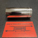 Snap-on Tools Usa New 1/2" Drive 1-1/8" Sae Deep Point Chrome Socket TS361. Fixed Price $35.00.