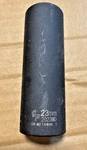 Grey Pneumatic 2023MD 1/2" Drive X 23MM Deep Socket Lifetime Warranty. Fixed Price $14.50.