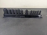 #BM517 Snap-on 214SIMFMYA Pc 3/8" Drive 6 Pt Metric Deep Impact Socket Set. Fixed Price $219.95.