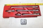 Matco Tools Usa Made Piece 3/8" Drive Chrome Extension Set SBXK5TA Knurled Std. Fixed Price $62.61.
