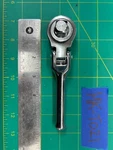 Vintage 5.75" Pittsburgh Pro Stubby Flex Head Ratchet Tool, Made U.s.a. Fixed Price $38.99.