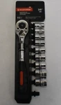 Maxpower 3/8" Ratcheting Socket Wrench Set Quick Release Reversible 10 Piece. Fixed Price $10.35.