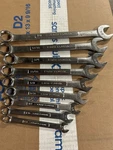 Vintage Craftsman Va Usa 9PC Sae 6 Point Combination Wrench Set 7/8" - 3/8. Fixed Price $90.00.
