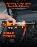 Cordless Ratchet Wrench, 3/8 Inch Drive, 230 Rpm, Adaptor And Carrying Case. Fixed Price $84.72.