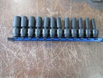 Expert Tools 12PC Metric 3/8 Dr Deep Impact Swivel Socket Set 6PT 8-19MM E041627. Fixed Price $154.99.