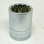 Sk Hand Tools 40321 1/2" Drive 21MM 12PT Standard Metric Chrome Socket Nos. Fixed Price $10.39.