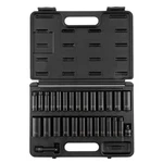 Sunex Tools - Socket Set Impact 3/8IN. DR.28PC Dble Deep Met/sae , Black. Fixed Price $159.99.