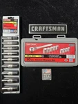 Nos Craftsman 3/8" 6PT Metric 9PC 34545 Socket Set & 10PC 34554 Usa. Fixed Price $89.99.
