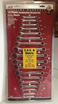 Ace Piece Combination Set Sae & Metric 12 Pt Wrenches Model 2188043. Fixed Price $35.00.