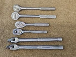 6 Ratchet Wrench Breaker Bar Set 1/4" 3/8" Drive Reversible Tool Action Stanley. Fixed Price $60.56.