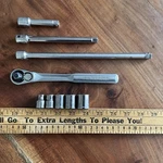 Vintage Craftsman 3/8" Drive Metric Socket Set With Ratchet Extensions Usa G2. Fixed Price $69.99.