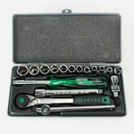 Heyco Metric 6 Point 1/4" Drive Socket Set, 17 Pieces. Fixed Price $189.07.