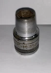 Vintage Sk 1/2" Drive Point 7/16" Shallow Sae Socket 40114 Knurled. Fixed Price $7.99.