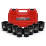 Casoman 1/2-INCH Drive Shallow Spindle Axle Nut Impact Socket SET,1-9/16" To .... Fixed Price $72.60.