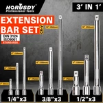 9PC 1/4 3/8 1/2 Drive Extensions Extend Bars Set Ratchet Sockets Wrenches. Fixed Price $20.89.