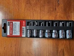 Craftsman 7-PC. 1/4" & 3/8" Drive Tamper-proof Torx Bit Socket Set 42614 New. Fixed Price $65.00.