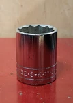Sk 1/2" Drive 1" Shallow Socket 40132 12PT Many Styles Nos Vintage Usa. Fixed Price $13.95.