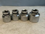 Scot Tools 4PC 1/2 Drive 12PT Sockets, 15/16(2), 1-1/16, 1-3/16IN. Yellow. Fixed Price $9.00.