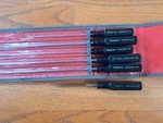 SSDE100B Snap-on Tools Usa 6PC Black Hard Handle With Case, Missing 4 Pieces. Fixed Price $75.00.