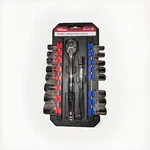 Hyper Tough 20-PIECE 3/8-INCH Drive Ratchet Socket Set Sae & Metric. Fixed Price $35.99.