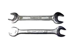 Pair Vtg Open End Wrenches Craftsman 1/2" + 9/16" & Globemaster 19/32" 11/16". Fixed Price $9.50.