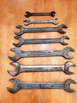 Blue Point Supreme Vintage Open End Sae Wrenchs Usa Lot Of 7. Fixed Price $66.00.