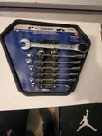 Kobalt 7-PIECE Pro 90 Tooth Standard (sae) Ratcheting/reversible Wrench Set 7PC. Fixed Price $45.00.