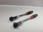 Husky Pro Flex Head Lot 2PC 3/8 65508 Silver Steel Ratcheting Tool. Fixed Price $29.99.